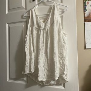 white tank top